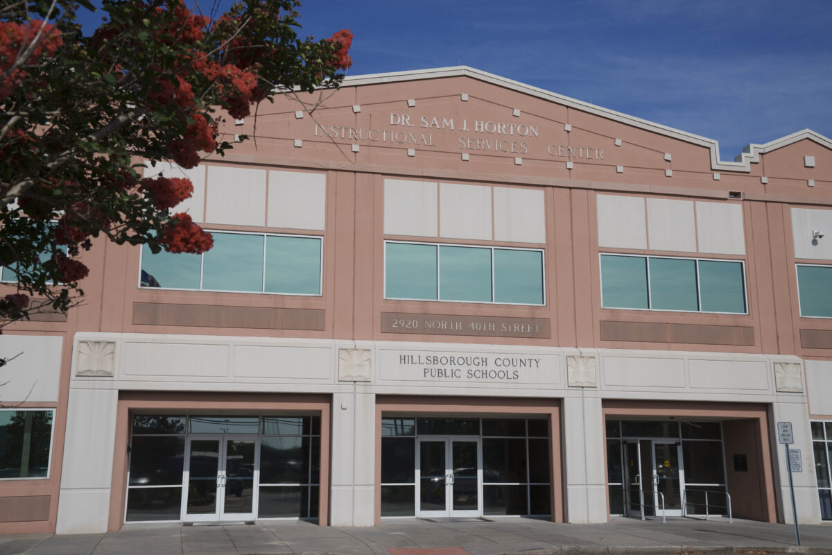 Front of Hillsborough County Public Schools Building